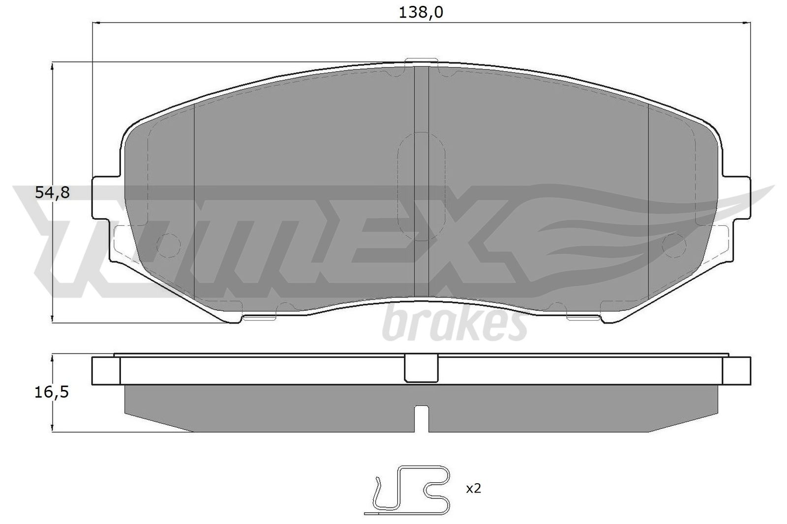 TOMEX Brakes TX 14-92 Sada...